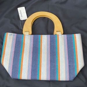 Vintage Neiman Marcus Striped Purse